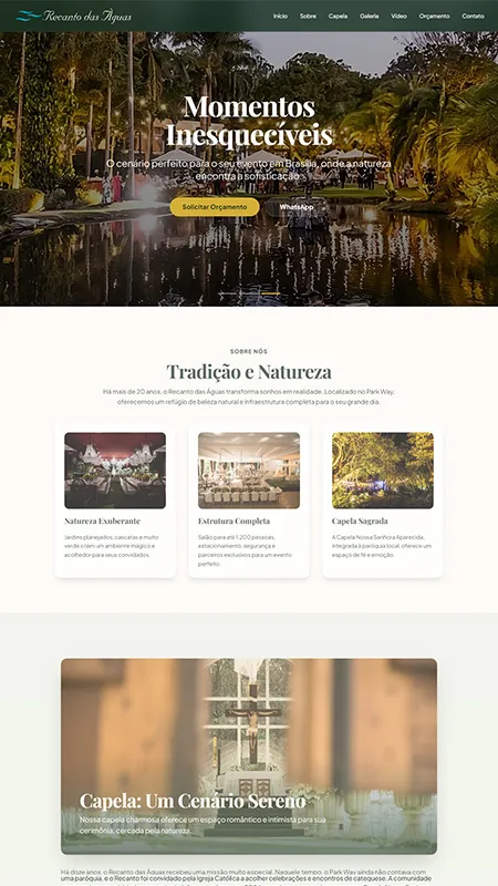 Projeto de website 5 desenvolvido por valle.dev
