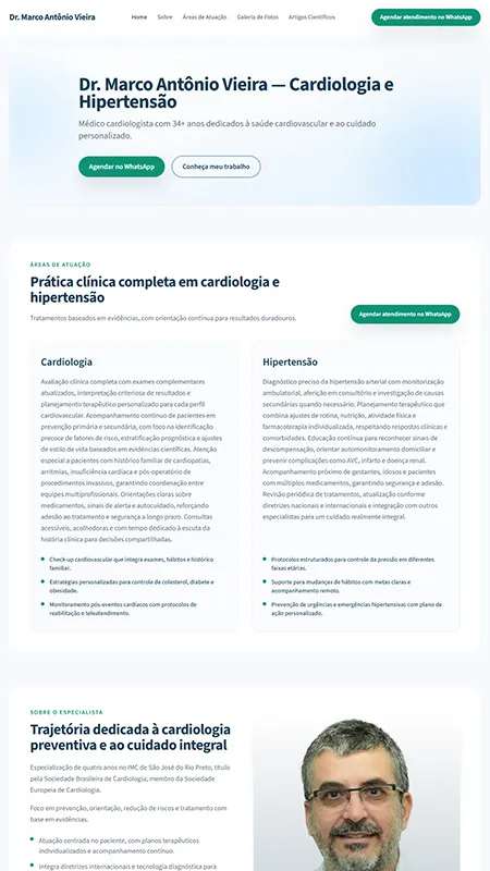 Projeto de website 6 desenvolvido por valle.dev